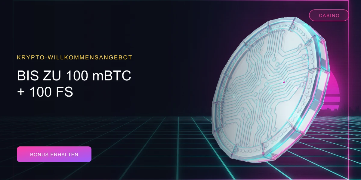 PowerUp Casino Krypto-Willkommensangebot mit bis zu 100 mBTC und 100 Freispielen