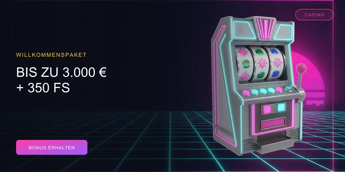 PowerUp Casino Willkommenspaket mit bis zu 3.000 Euro und 350 Freispielen